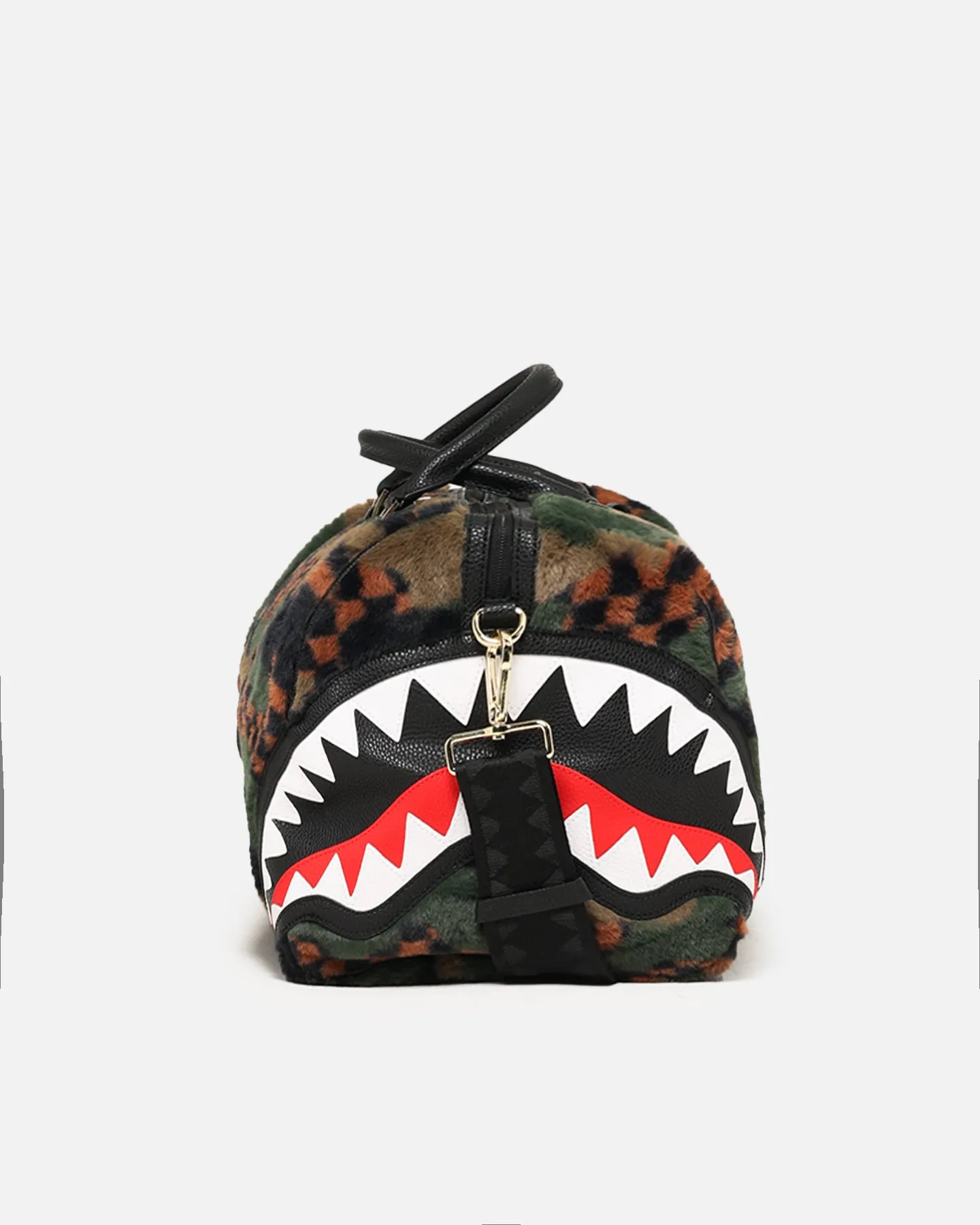 Sprayground Green 3AM Fur Duffel Multi