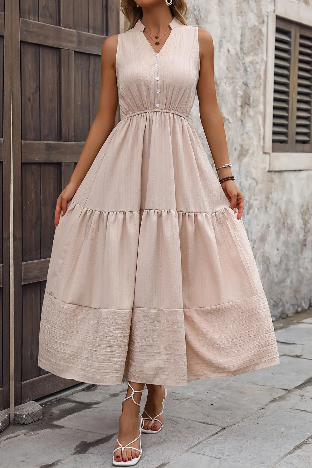 Taupe Maxi Dress