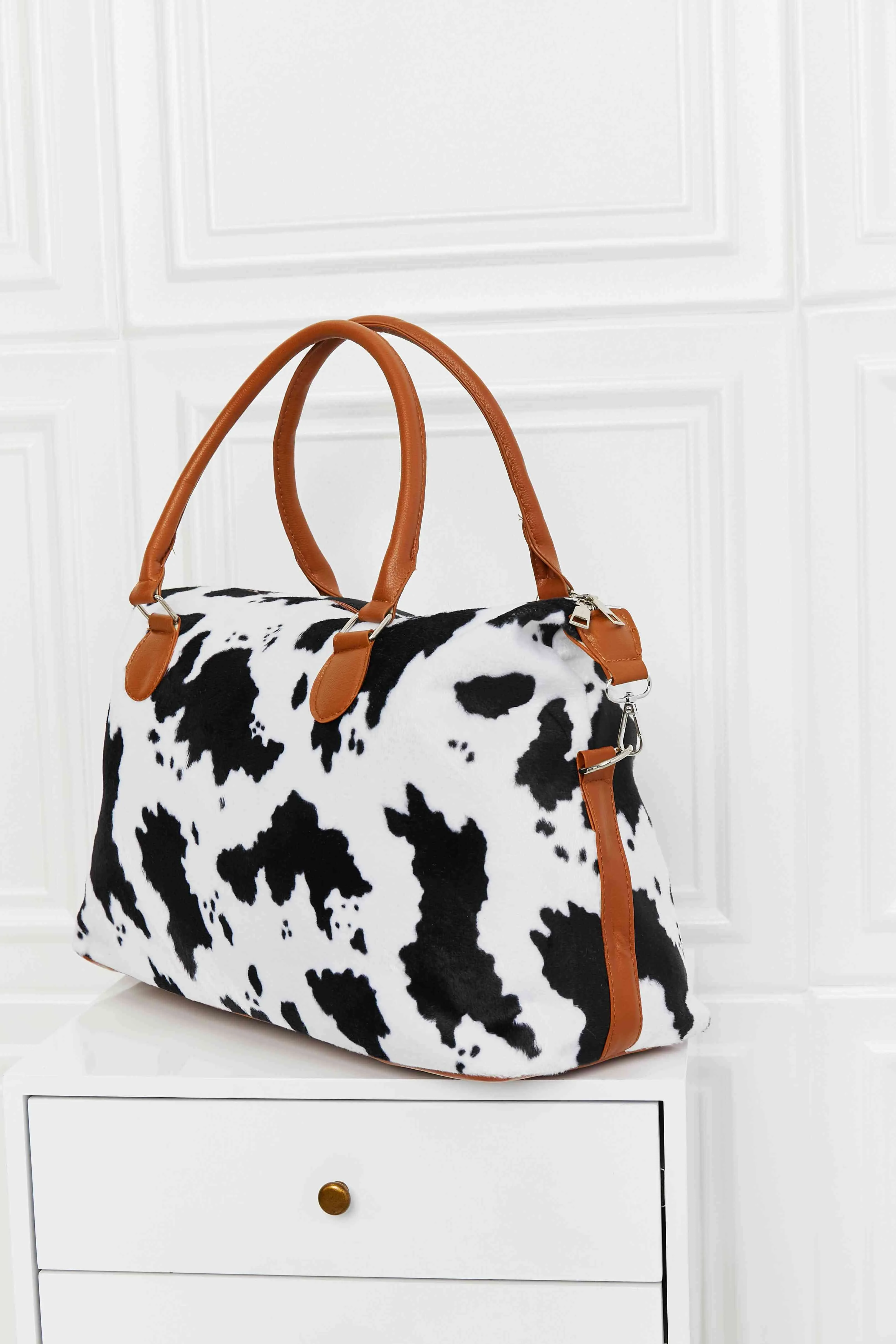 TEEK - Animal Print Brushed Weekender Bag