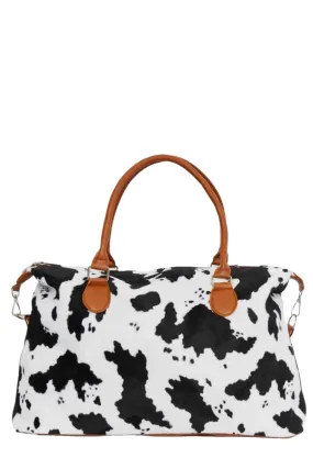 TEEK - Animal Print Brushed Weekender Bag