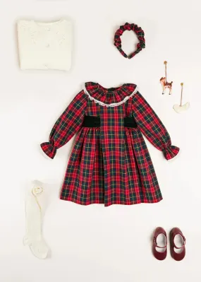 The Belgravia Tartan Dress Baby Girl Look