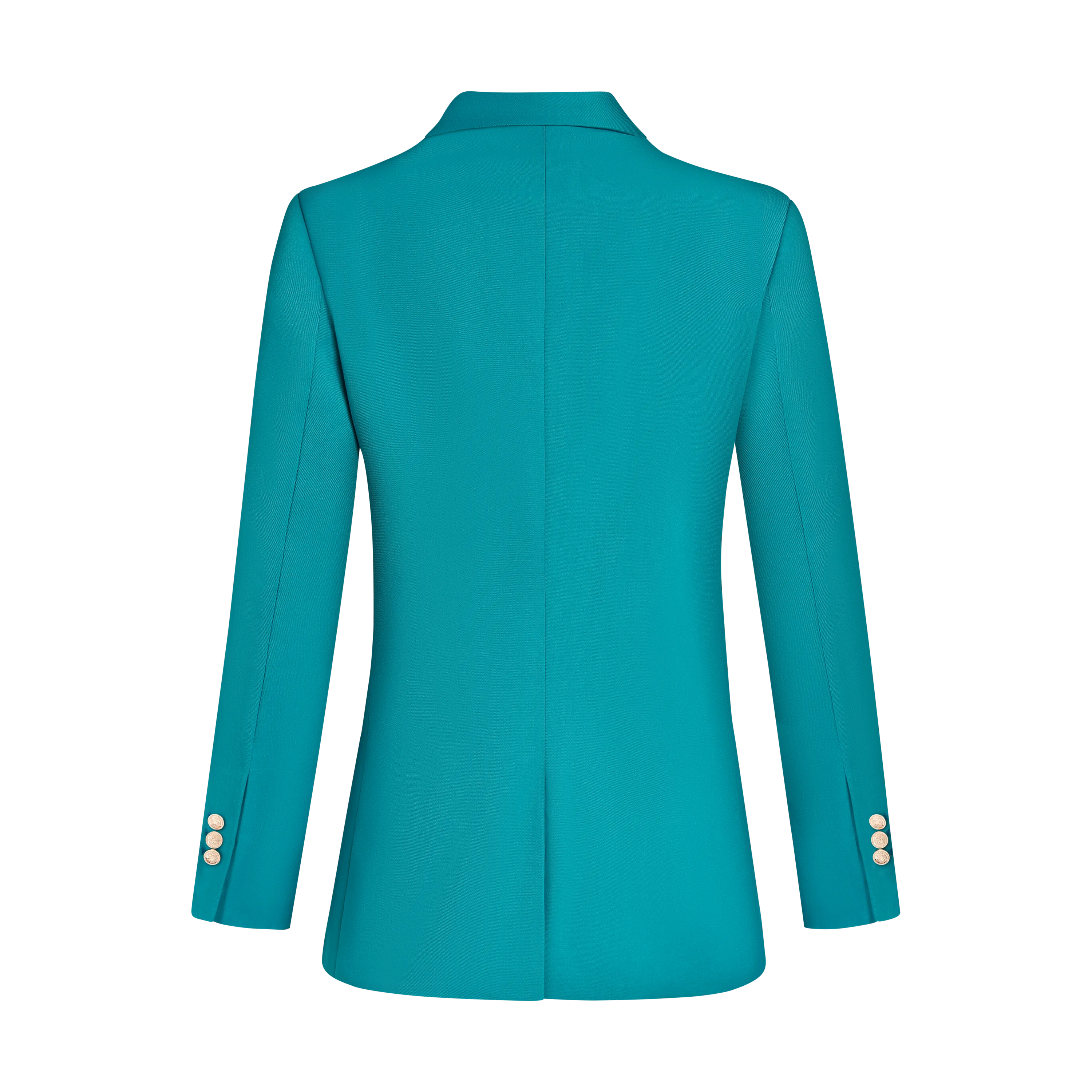 THE WOMEN'S OVERSIZED DIPLOMAT BLAZER-AQUA