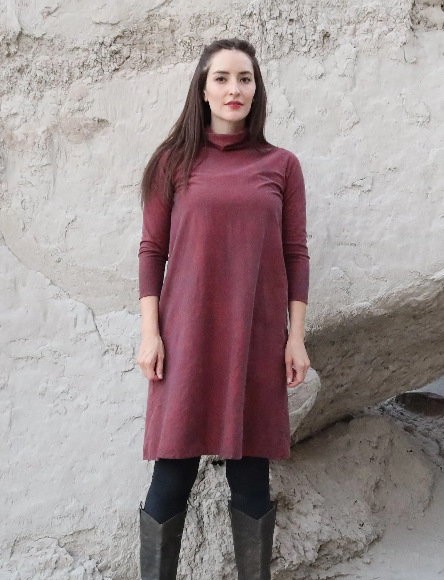 Turtleneck Ojai Short Dress