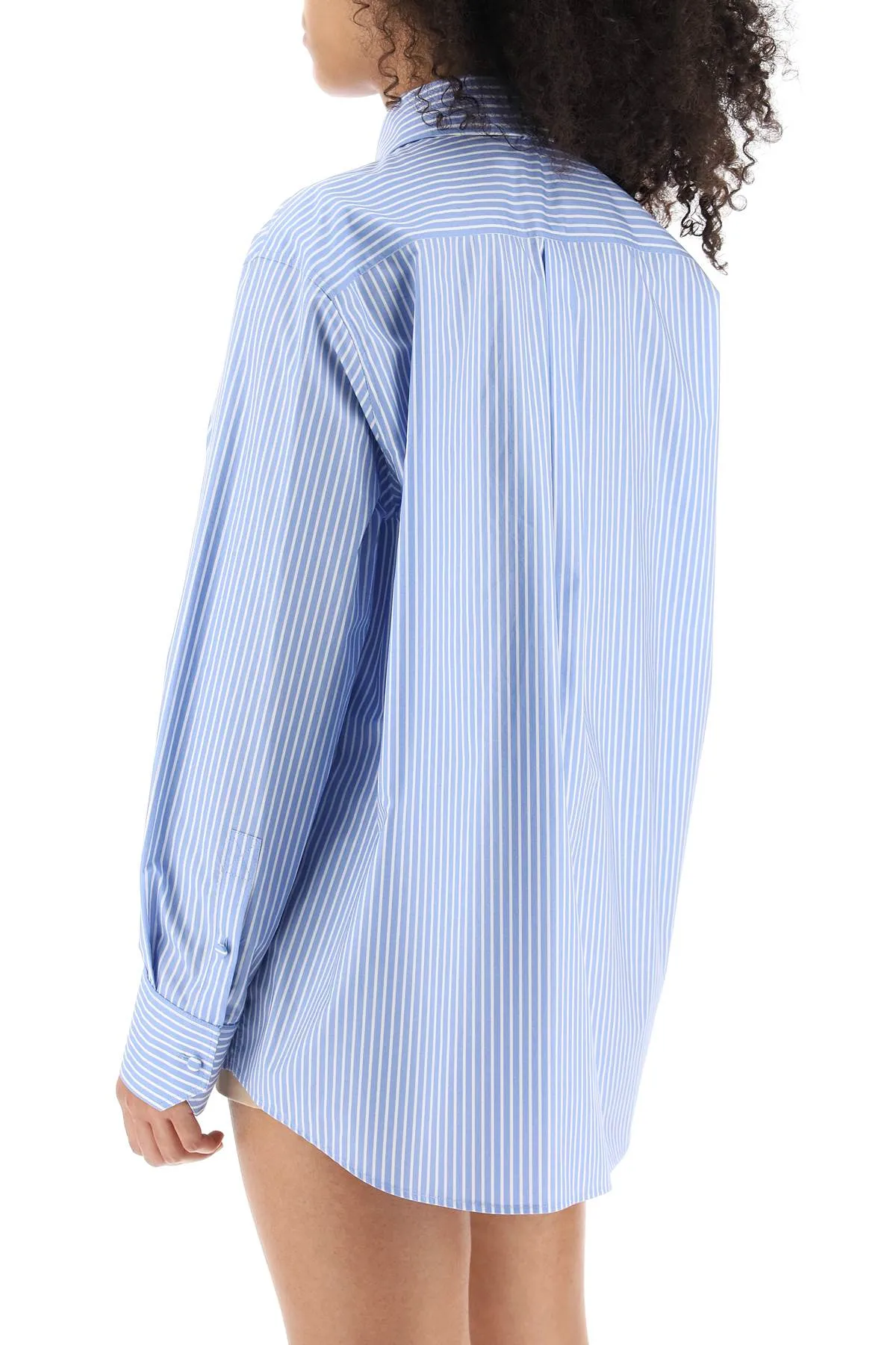 Valentino garavani striped poplin shirt