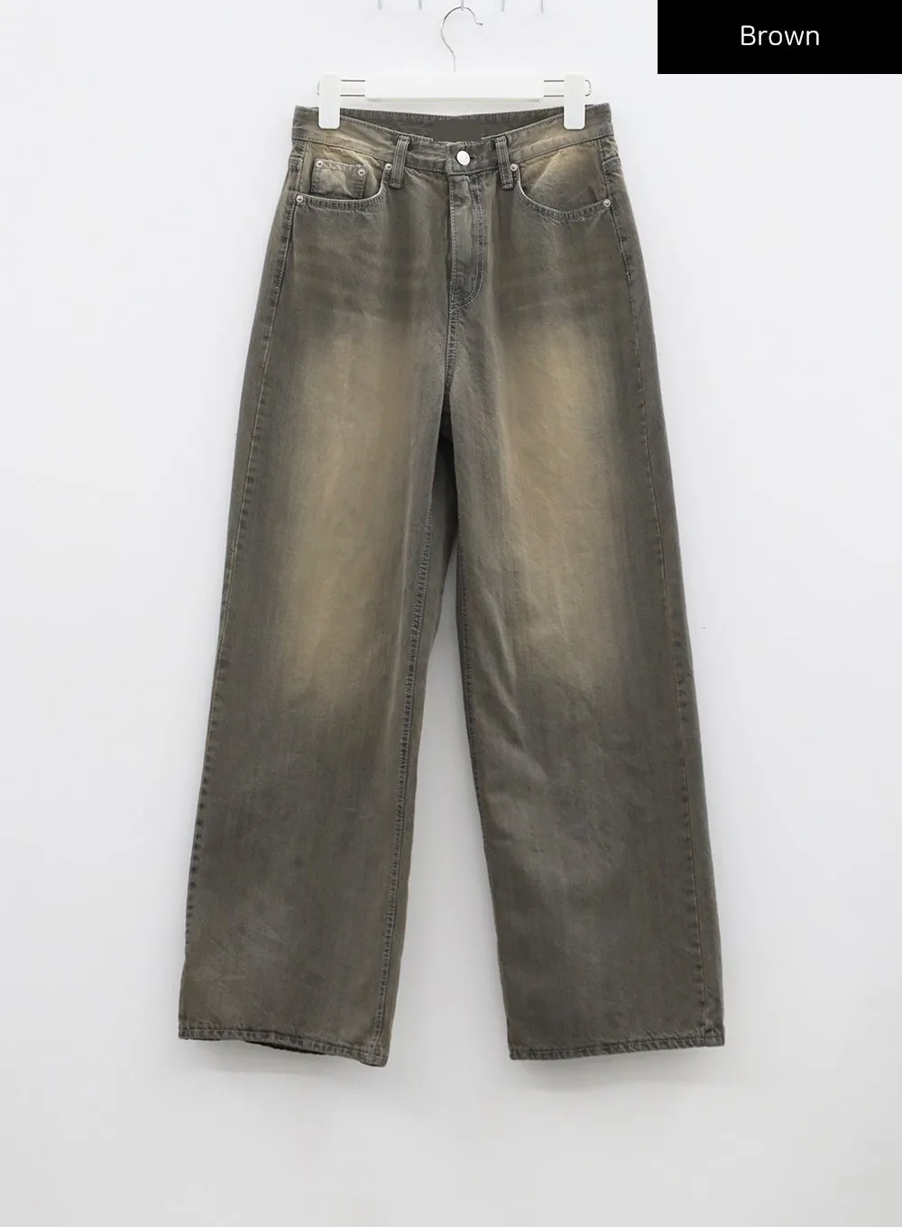 Vintage Wash Baggy Jeans CF307