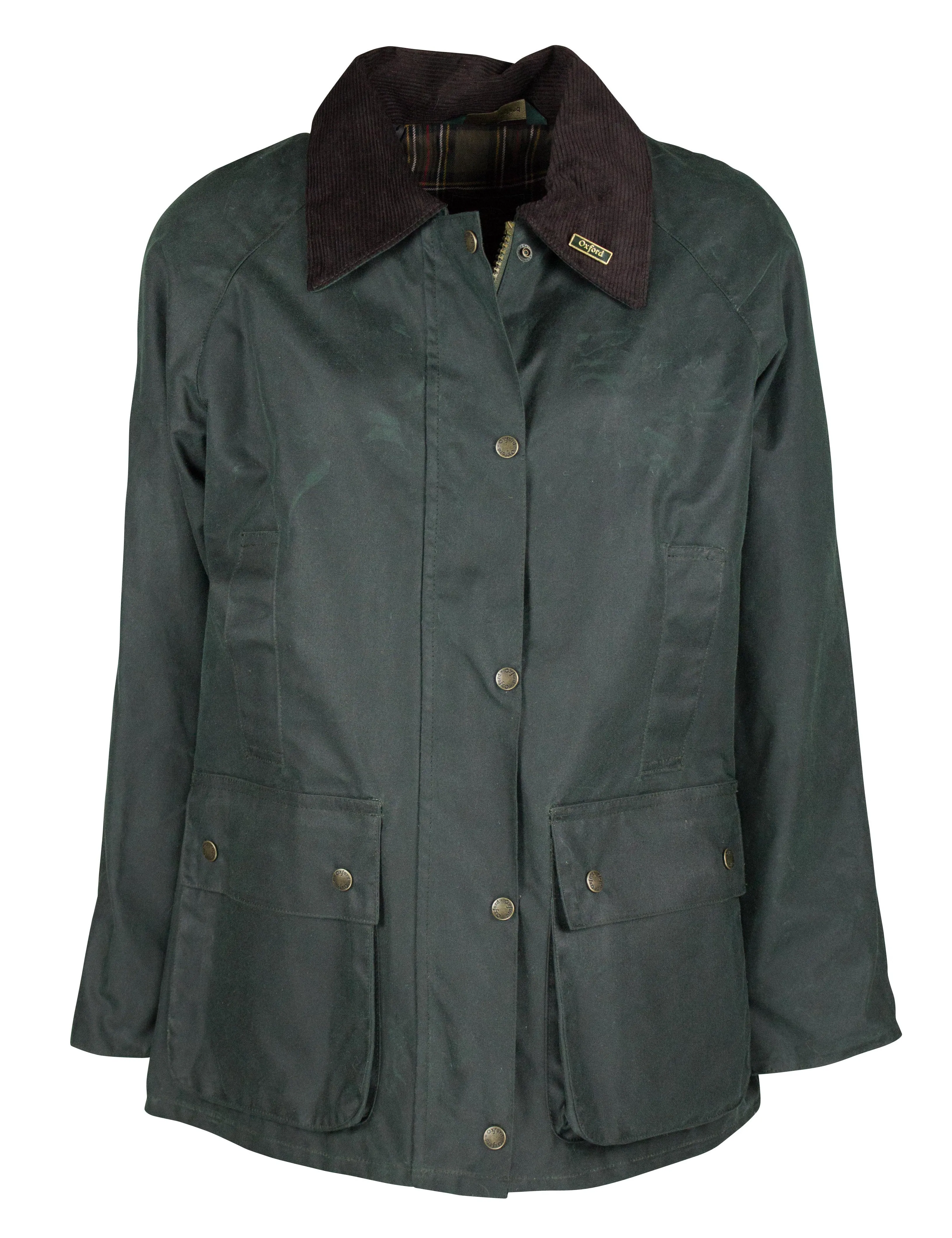 W24 - Women's Countrygirl Wax Jacket - GREEN