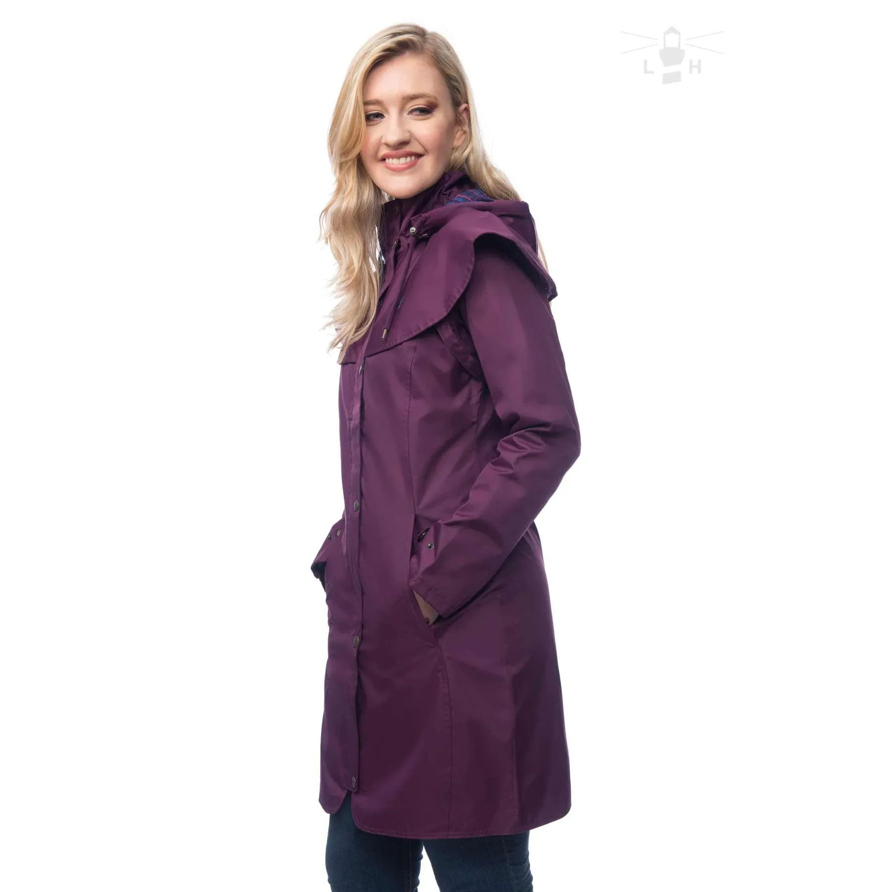 Women's Outrider Waterproof Coat Plum