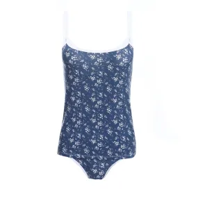 Women's Set Printed Strap - Top and Panty - Navy