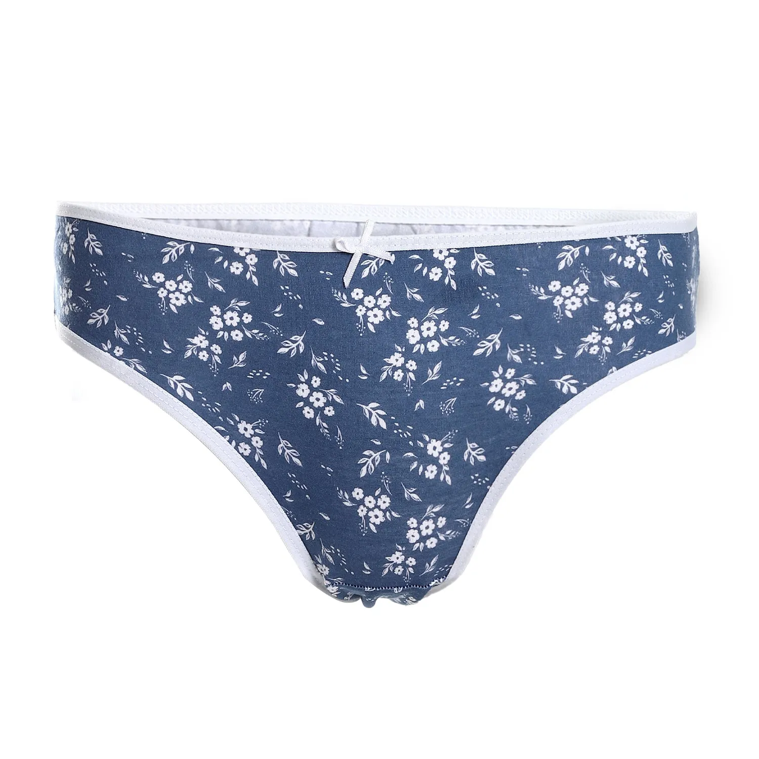 Women's Set Printed Strap - Top and Panty - Navy