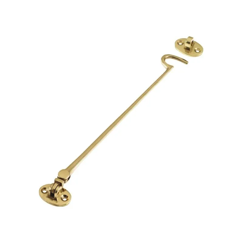 Zoo Cabin Hook (Heavyweight) 12"-Polished Brass